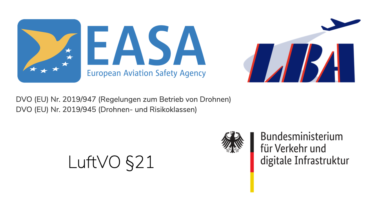 EASA, LBA, Drohnengesetze, LuftVO
